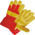 Golden Cow Grain Leather Patched Palm Work Glove